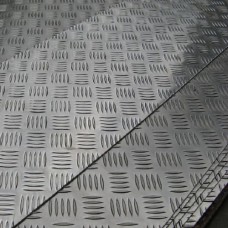 Лист нержавеющий рифленый г/к квинтет 08Х22Н6Т 4 мм