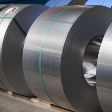 Рулон нержавеющий х/к шлифованный 3N+LPE в защитной пленке под лазер AISI 201 0,9 мм ASTM A240